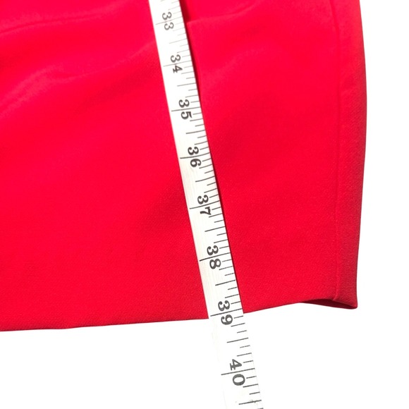 Black Halo Women's Sleeveless Twist Neck Sheath Dress - Red Career Size 12‎ - Picture 9 of 9